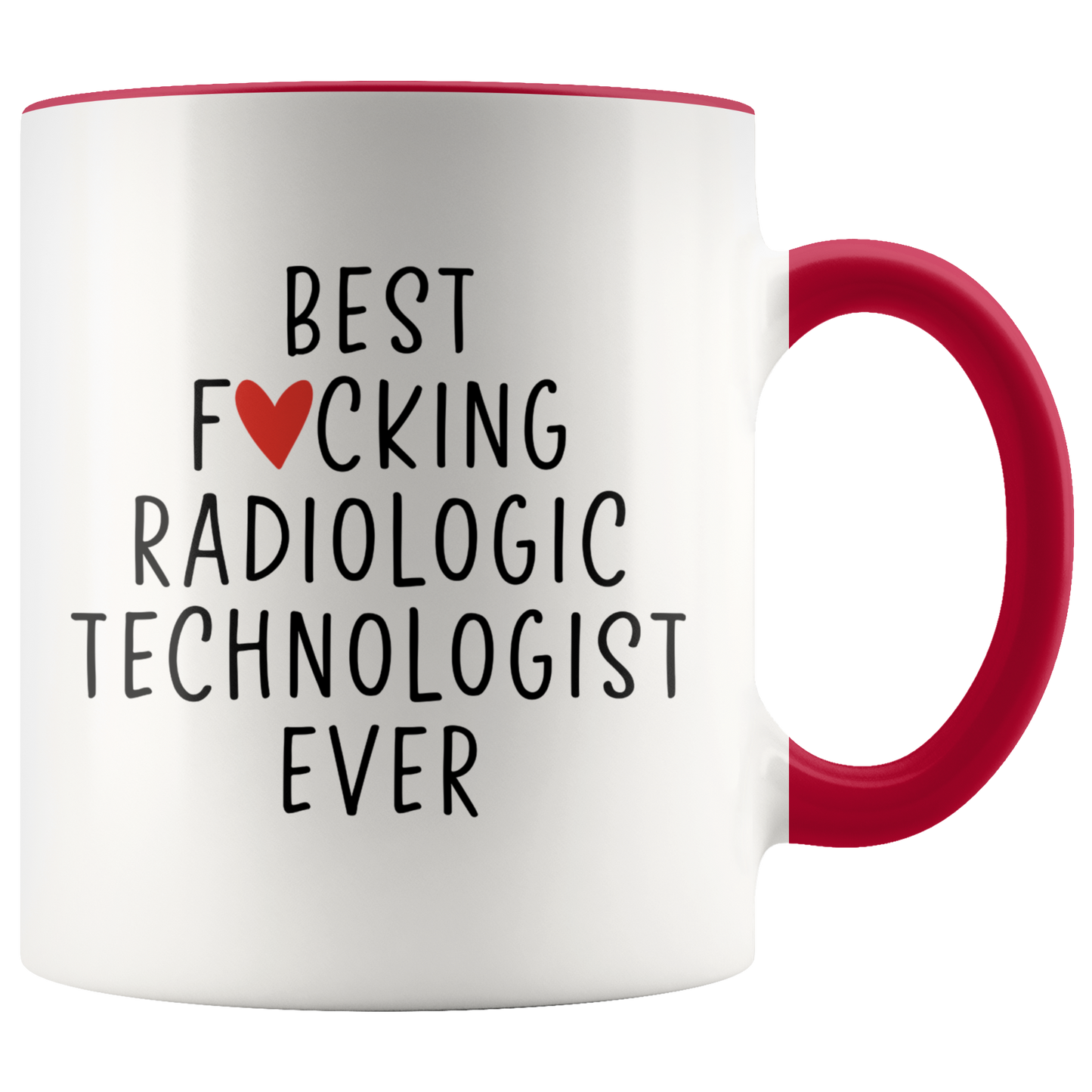 Radiologic Technologist Gifts, Coffee Mug, Two Tone Accent Cup, Birthday Gift for Men and Women