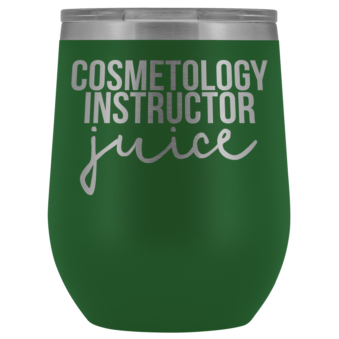 Cosmetology Instructor Gifts, Cosmetology Instructor Wine Tumbler, Cup, Funny Birthday Gifts for Men and Women