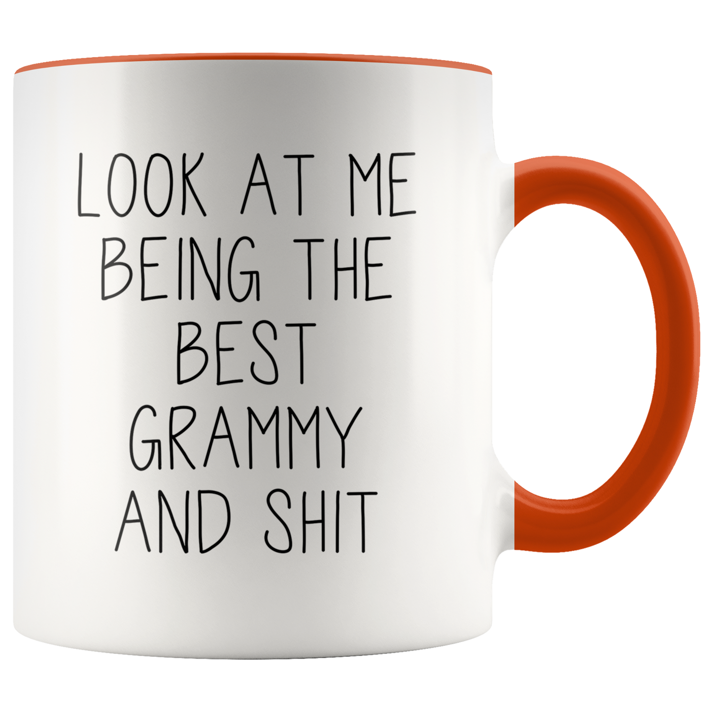 Grammy Trump Gifts, Grammy Coffee Mug, Two Tone Accent Cup, Birthday Gift for Men and Women