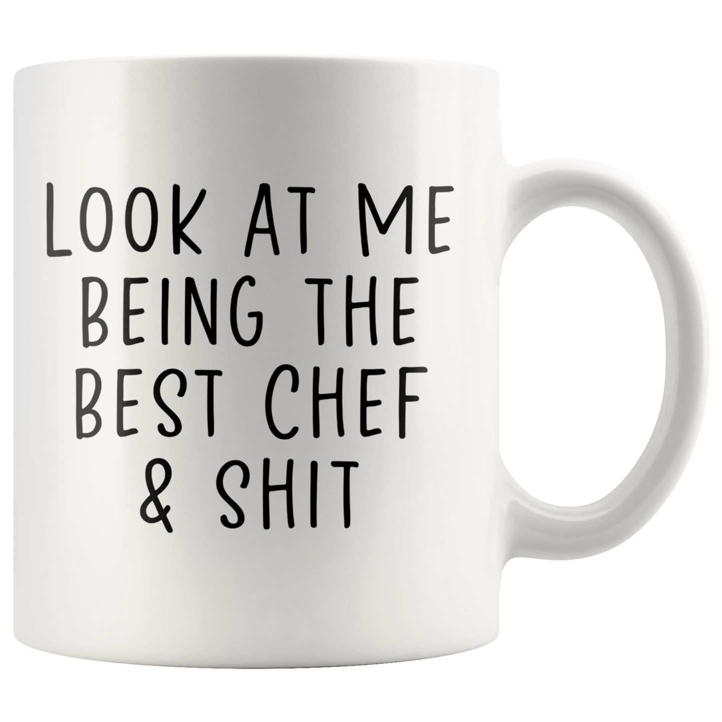 Chef Gifts, Funny Coffee Mug, Appreciation Two Tone Accent Cup, Birthday Gift for Men and Women