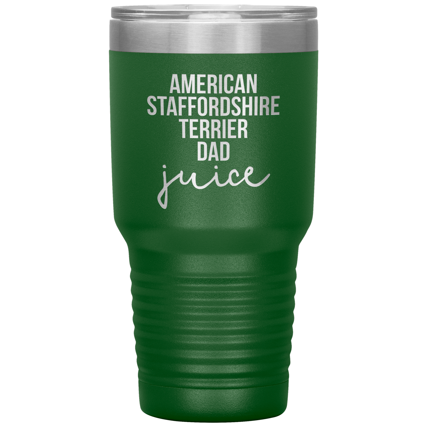 American Staffordshire Terrier Dad Tumbler, Funny Travel Coffee Mug, Birthday Gifts for Men and Women