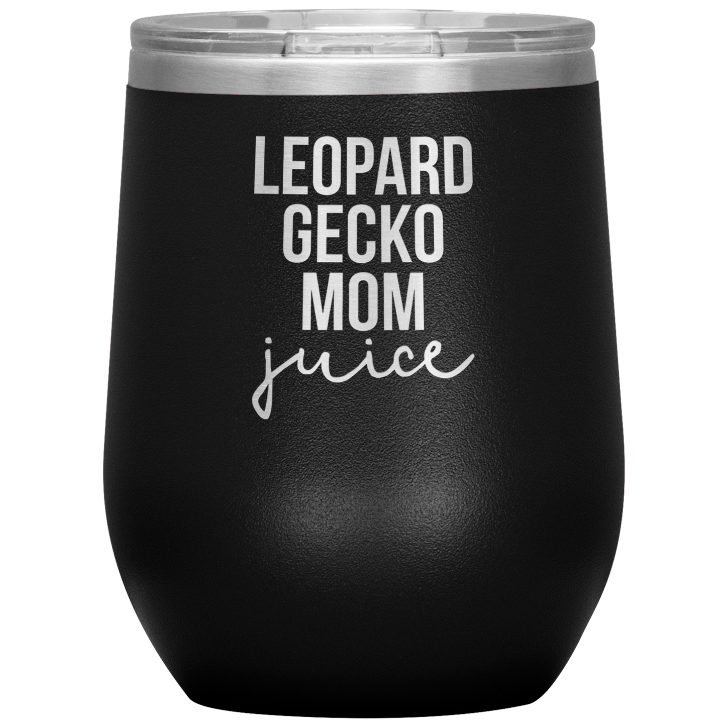 Leopard Gecko Mom Wine Tumbler, Leopard Gecko Mom Gifts, Travel Wine Cup, Birthday Gifts for Men and Women