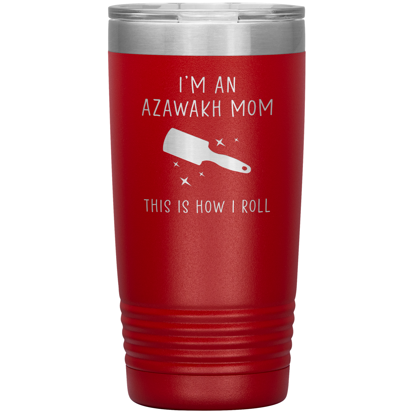 Azawakh Mom Tumbler, Funny Travel Coffee Mug, Birthday Gifts for Men and Women