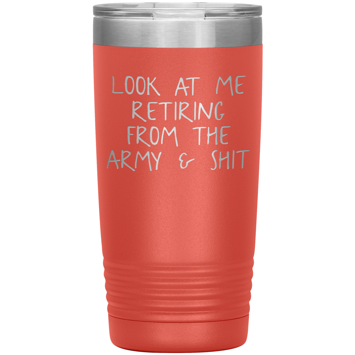 Army Retirement Tumbler, Army Retirement Gifts, Travel Coffee Mug, Birthday Gifts for Men and Women