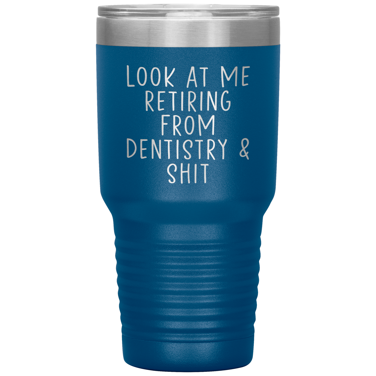 Tumbler de retiro del dentista, regalos de retiro del dentista, taza de café de viaje, regalos de cumpleaños para hombres y mujeres