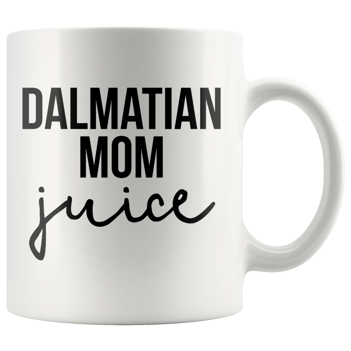 Dalmatian Mom Gifts, Coffee Mug, Two Tone Accent Cup, Birthday Gift for Men and Women