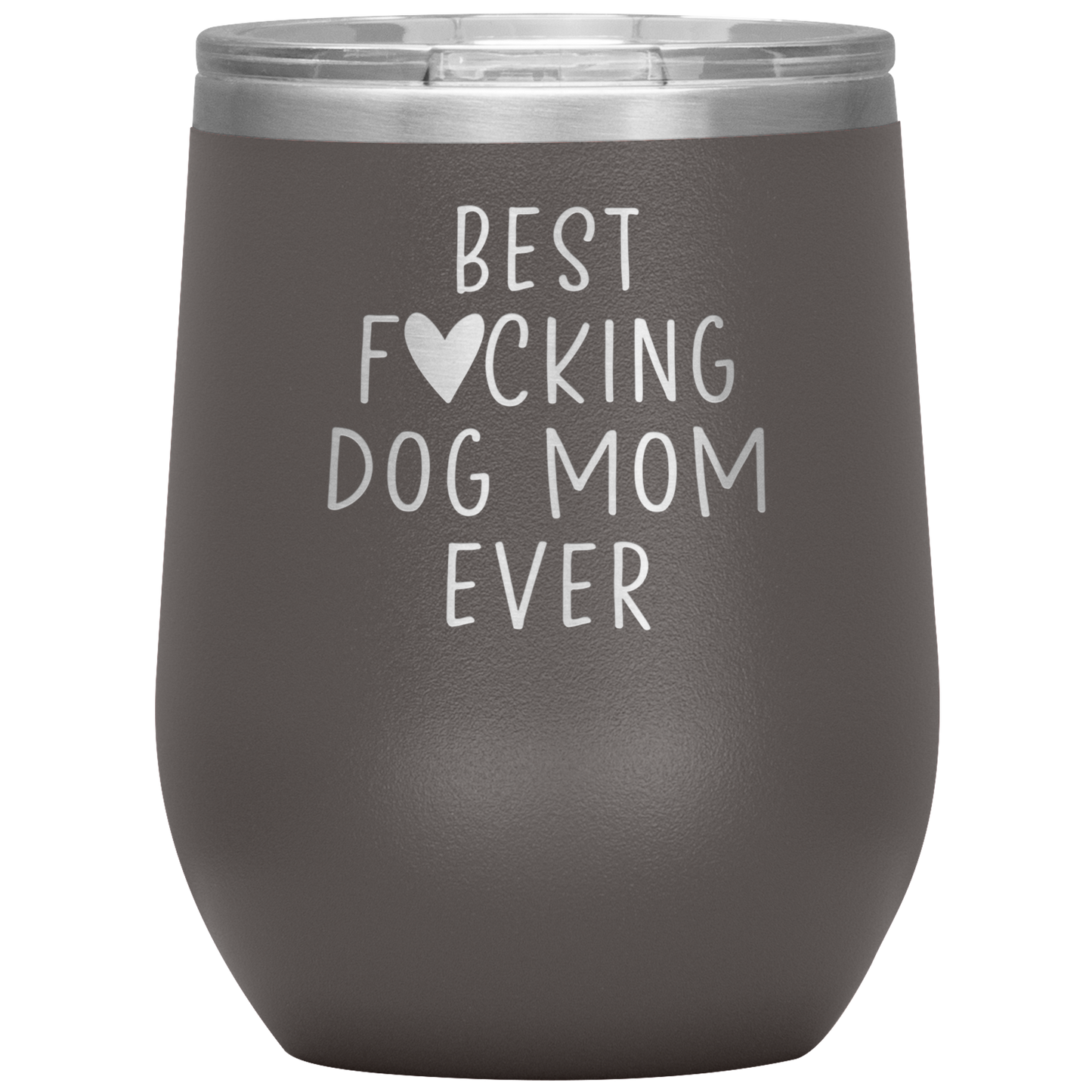 Dog Mom Wine Tumbler, Dog Mom Gifts, Travel Wine Cup, Birthday Gifts for Men and Women