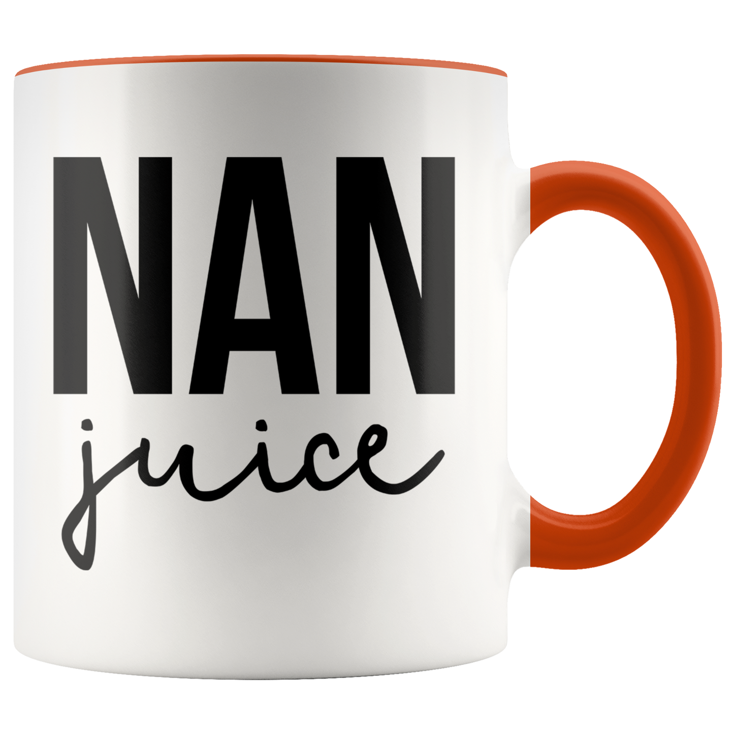 Nan Gifts, Coffee Mug, Two Tone Accent Cup, Birthday Gift for Men and Women