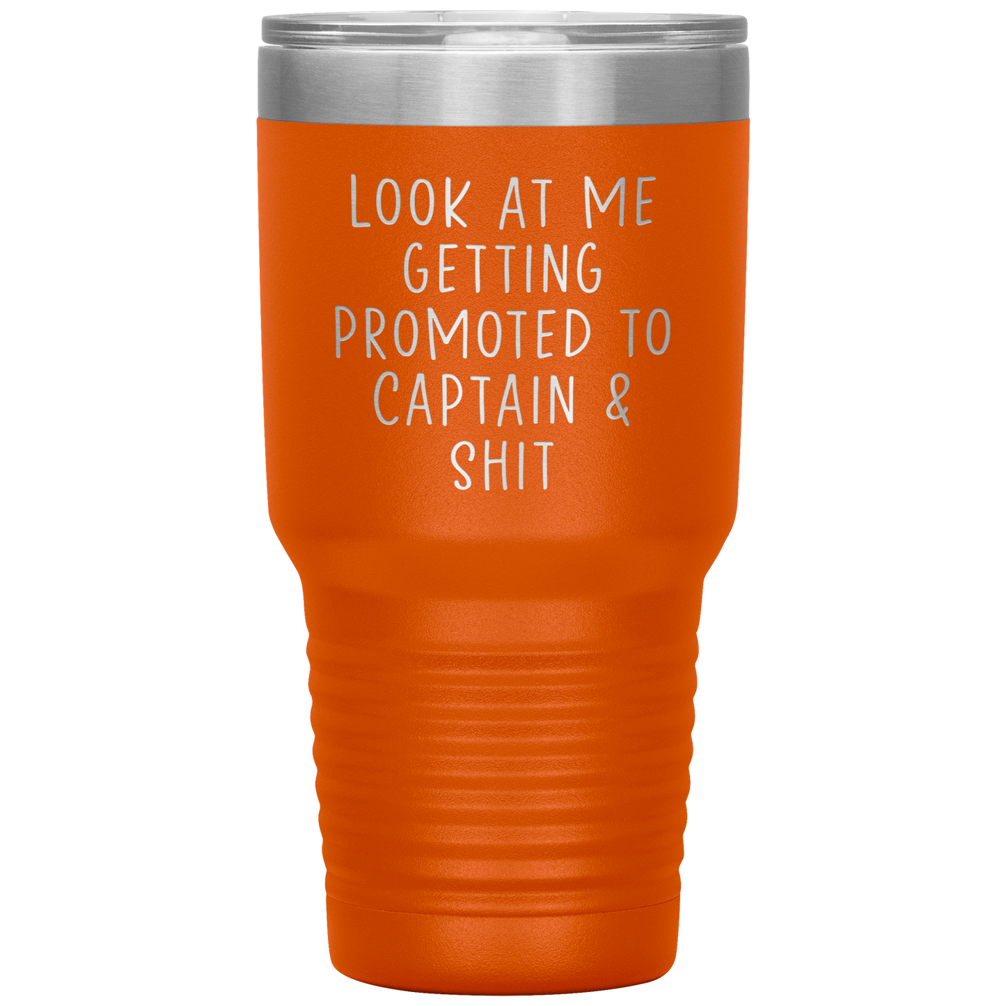 Captain Promotion Tumbler, Captain Promotion Gifts, Travel Coffee Mug, Birthday Gifts for Men and Women