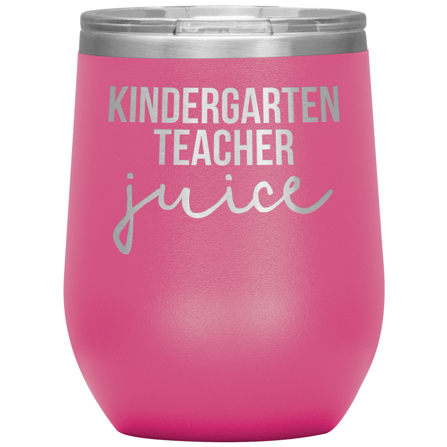 Kindergarten Teacher Wine Tumbler, Kindergarten Teacher Gifts, Travel Wine Cup, Birthday Gifts for Men and Women