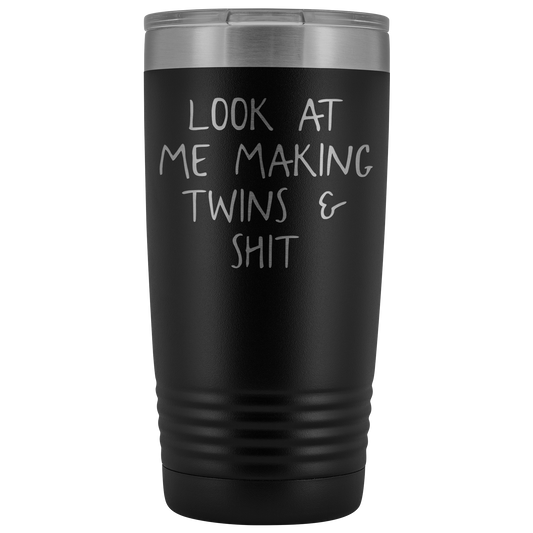 Pai Das gêmeas Tumbler Mug Pai Das gêmeas Pai Decor Novo Pai presente para o Pai ser presente Pai Shirt Melhor Pai sempre novo Copa do Papai Personalizado