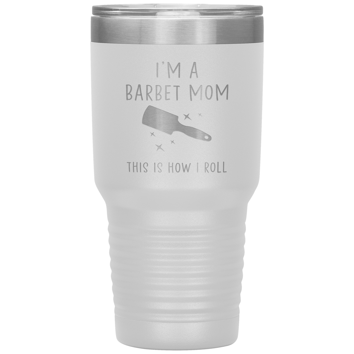 Barbet Mom Tumbler, Funny Travel Coffee Mug, Birthday Gifts for Men and Women