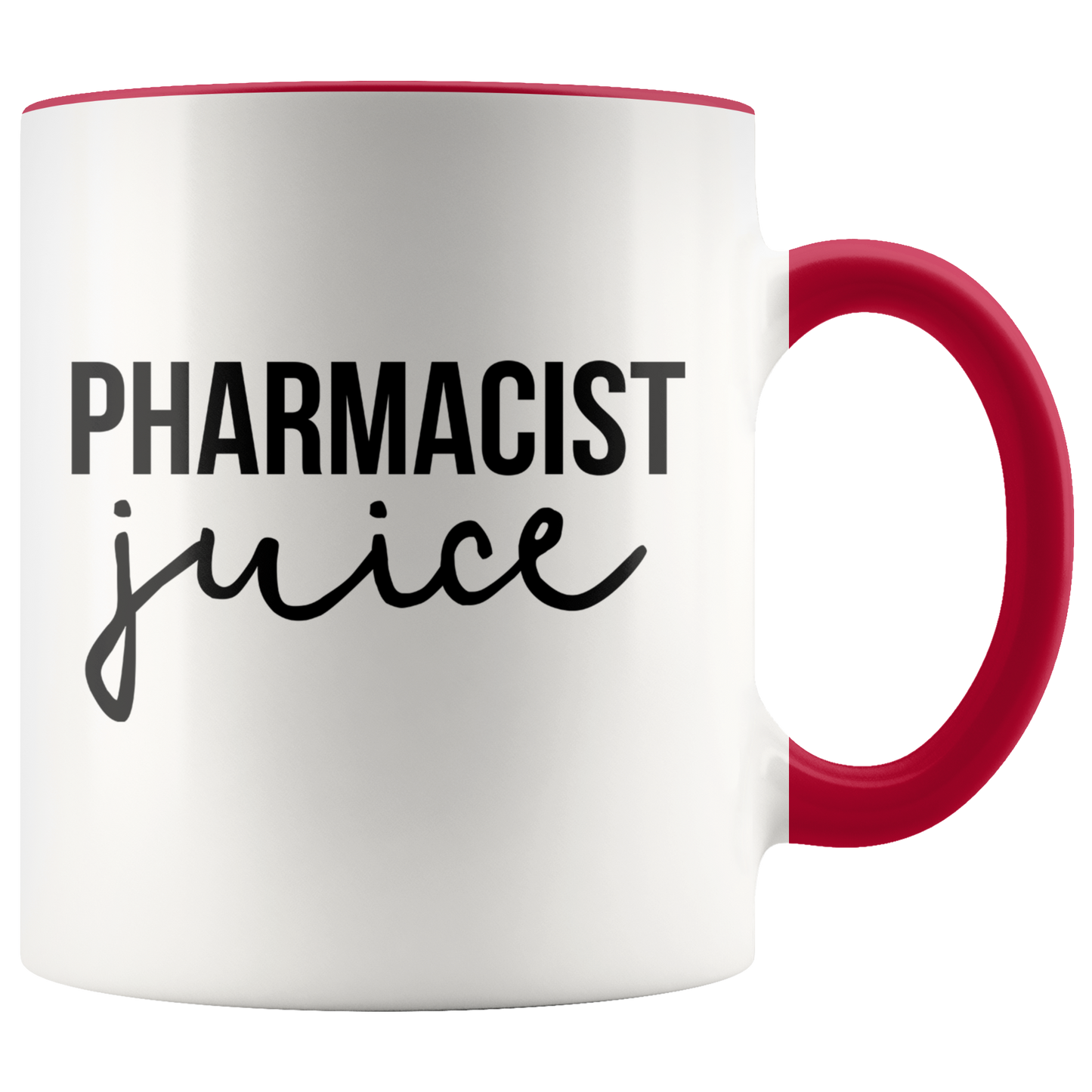 Pharmacist Gifts, Coffee Mug, Two Tone Accent Cup, Birthday Gift for Men and Women