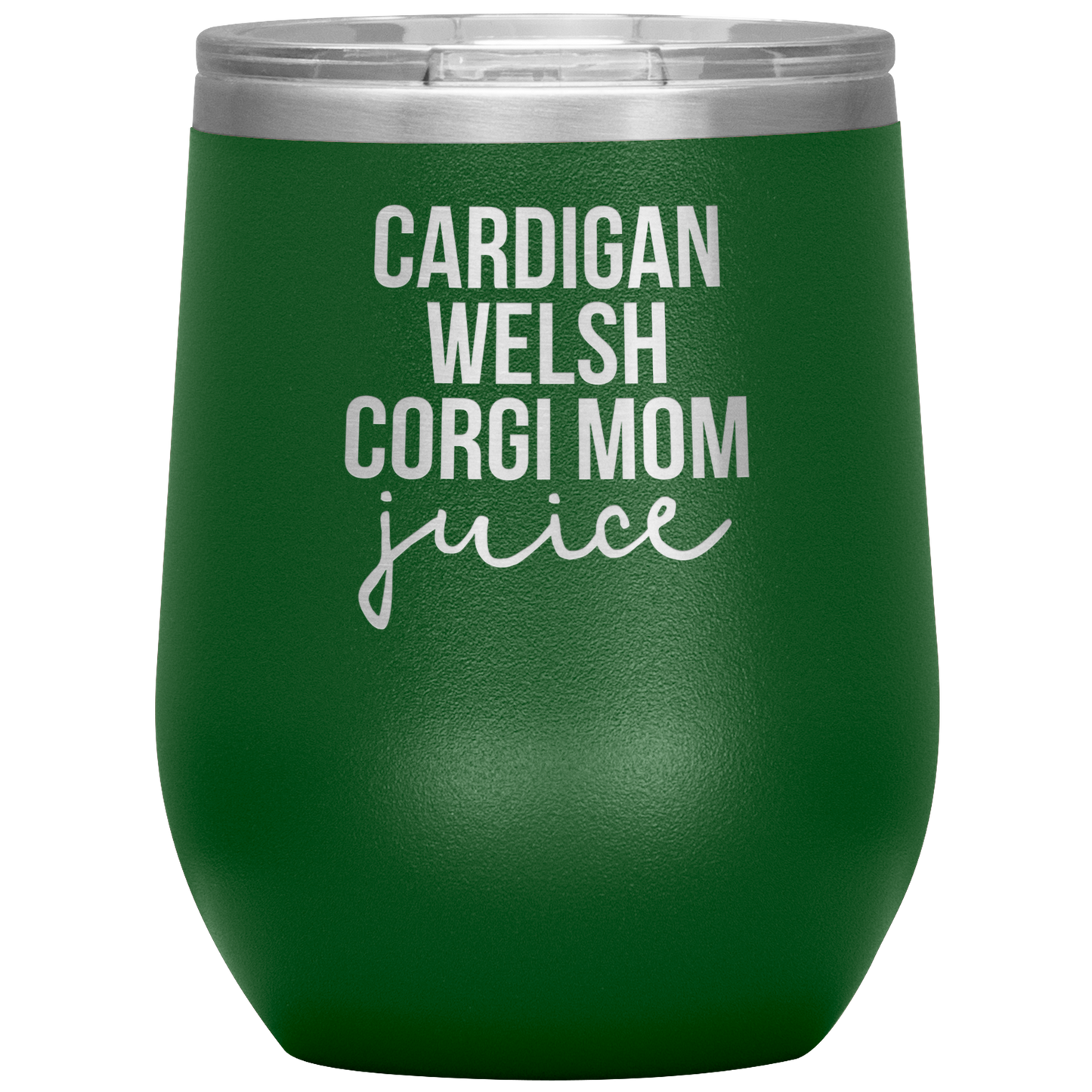 Cardigan Welsh Corgi Mom Wine Tumbler, Cardigan Welsh Corgi Mom Gifts, Travel Wine Cup, Birthday Gifts for Men and Women