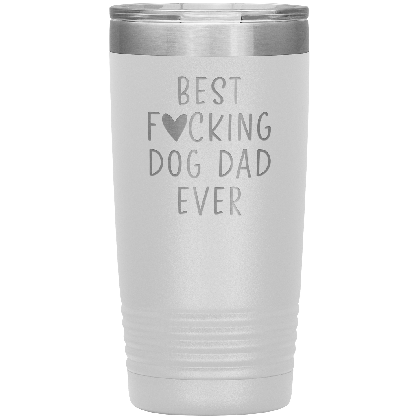 Dog Dad Tumbler, Dog Dad Gifts, Travel Coffee Mug, Birthday Gifts for Men and Women