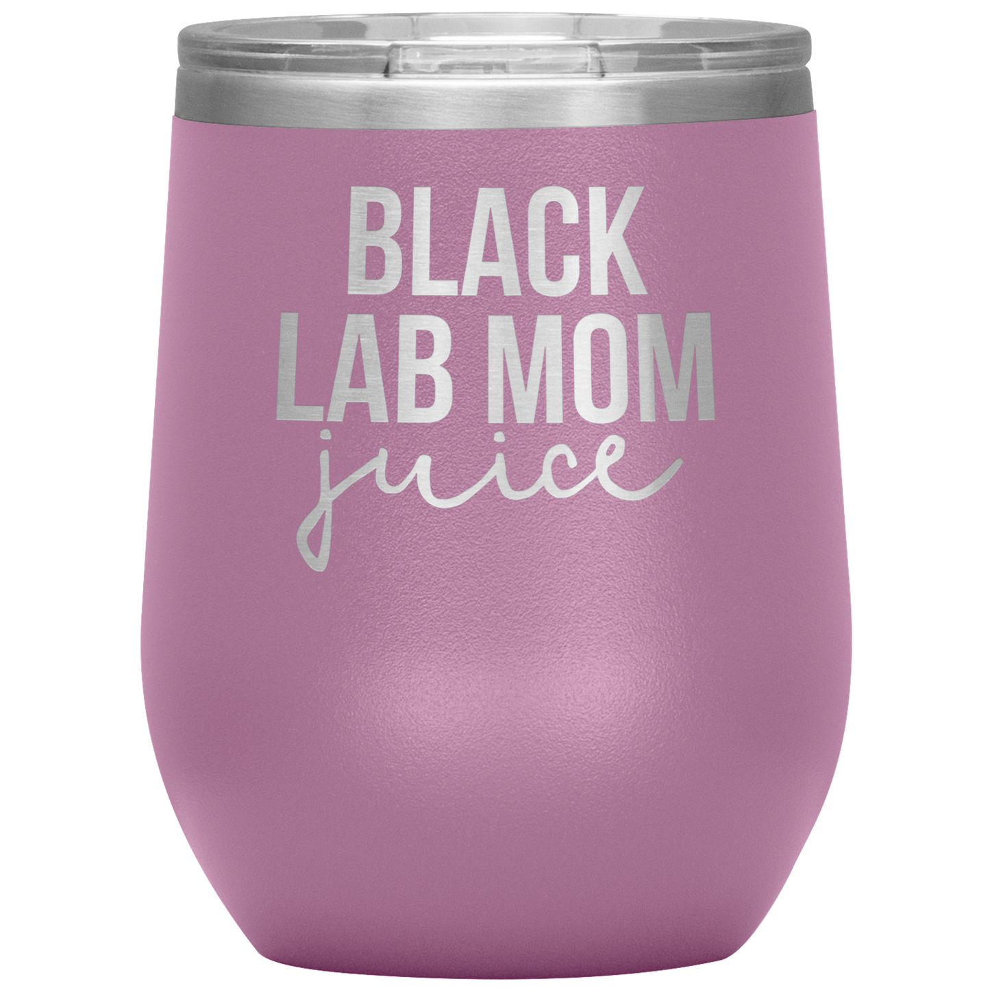 Verre de vin de maman de laboratoire noir, cadeaux de maman de laboratoire noirs, tasse de vin de voyage, cadeaux d'anniversaire pour les hommes et les femmes