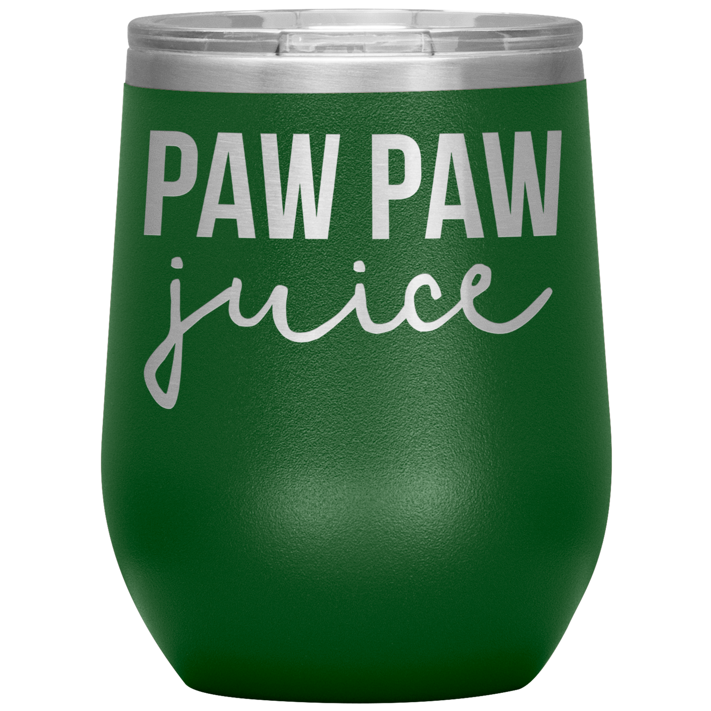 Paw Paw Wine Tumbler, Paw Paw Gifts, Travel Wine Cup, Birthday Gifts for Men and Women