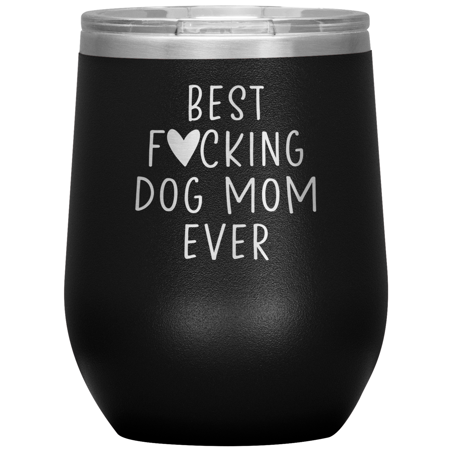 Dog Mom Wine Tumbler, Dog Mom Gifts, Travel Wine Cup, Birthday Gifts for Men and Women