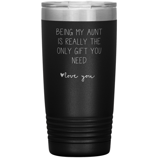 Aunt Tumbler, Aunt Gifts, Travel Coffee Mug, Birthday Gifts for Men and Women