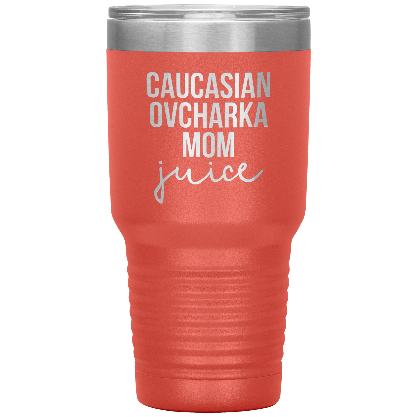 Caucasian Ovcharka Mom Tumbler, Caucasian Ovcharka Mom Gifts, Travel Coffee Mug, Birthday Gifts for Men and Women