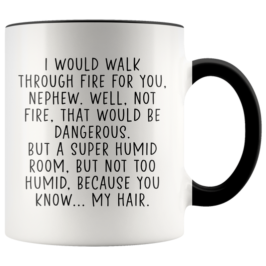 Nephew Gifts, Coffee Mug, Two Tone Accent Cup, Birthday Gift for Men and Women