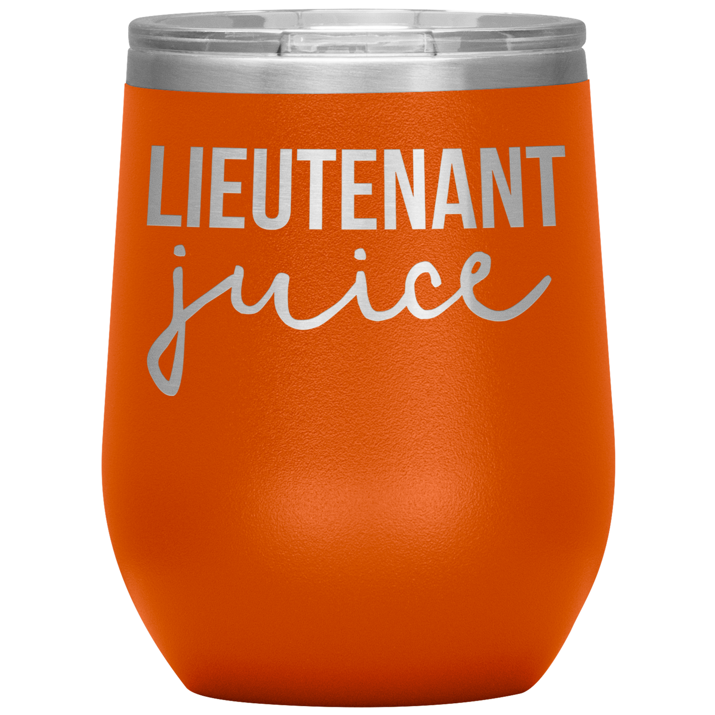 Lieutenant Wine Tumbler, Lieutenant Gifts, Travel Wine Cup, Birthday Gifts for Men and Women