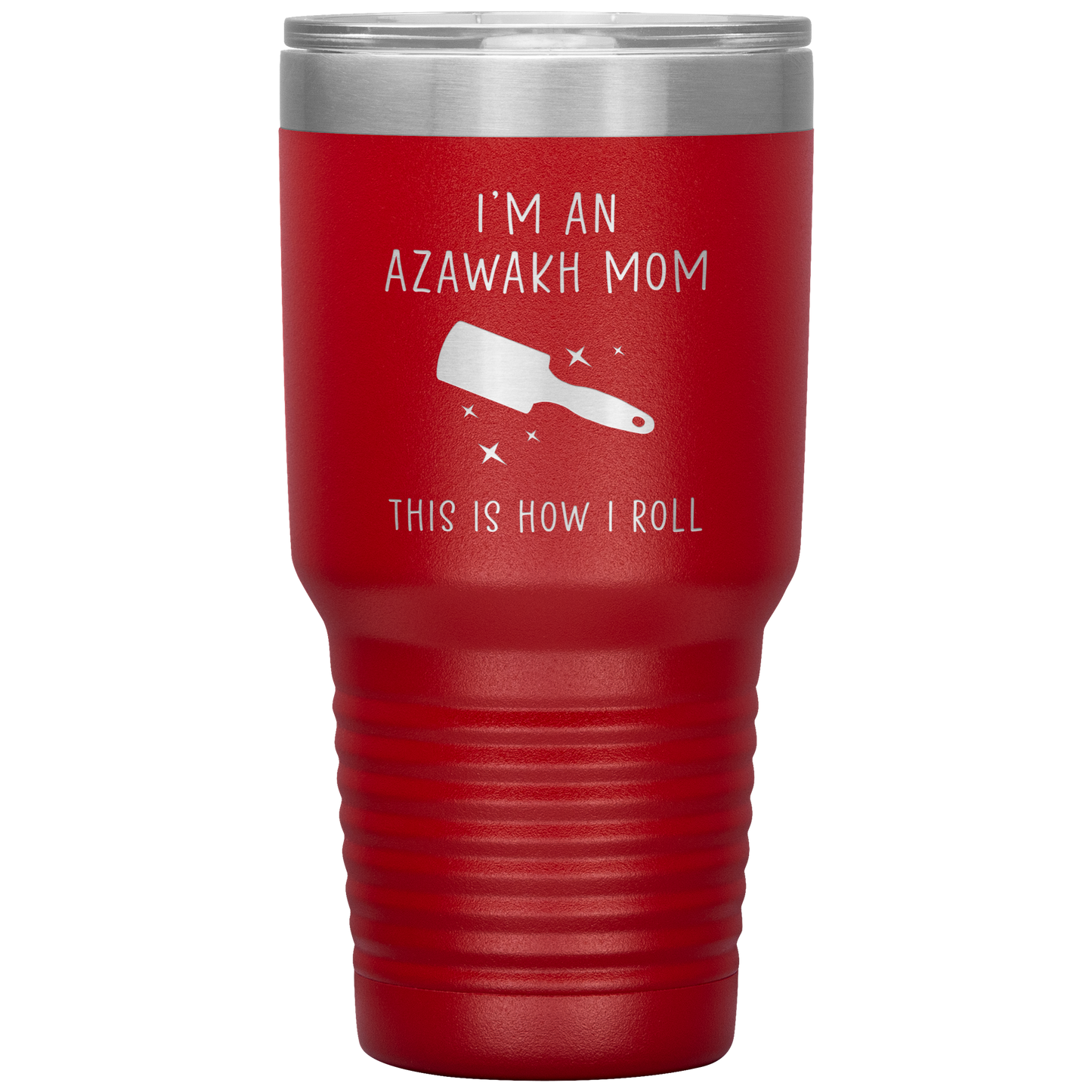 Azawakh Mom Tumbler, Funny Travel Coffee Mug, Birthday Gifts for Men and Women