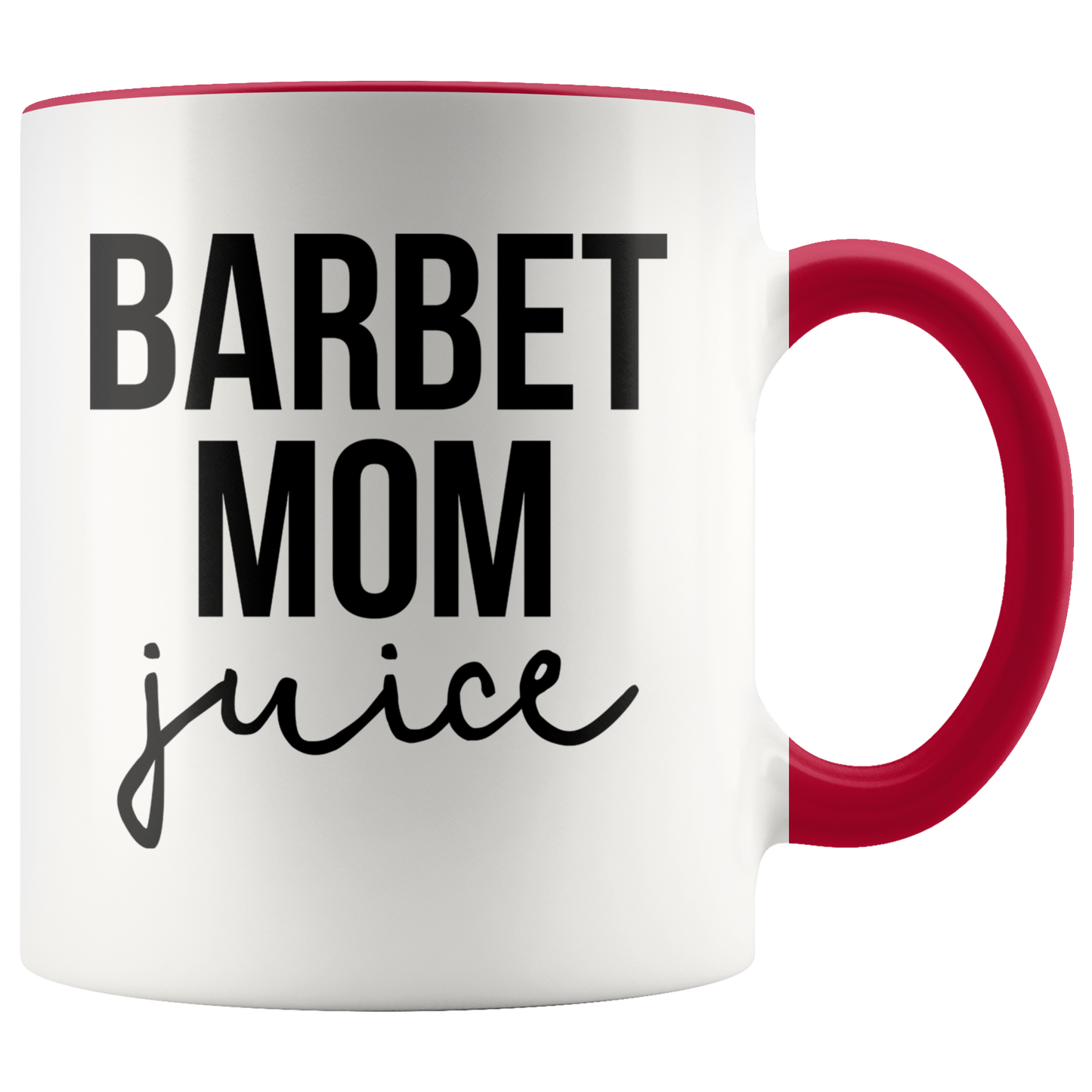 Barbet Mom Gifts, Coffee Mug, Two Tone Accent Cup, Birthday Gift for Men and Women