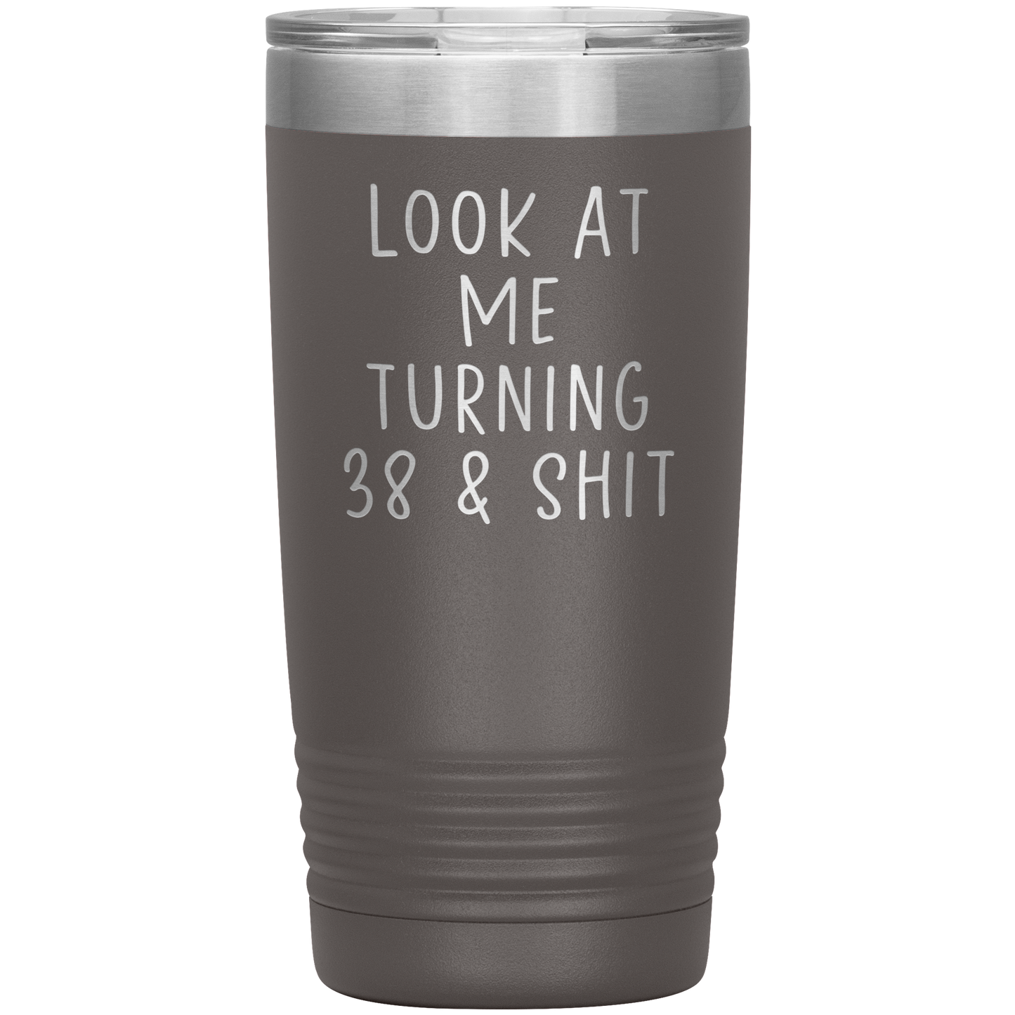 38th Birthday Tumbler, 38th Birthday Gifts, Travel Coffee Mug, Birthday Gifts for Men and Women