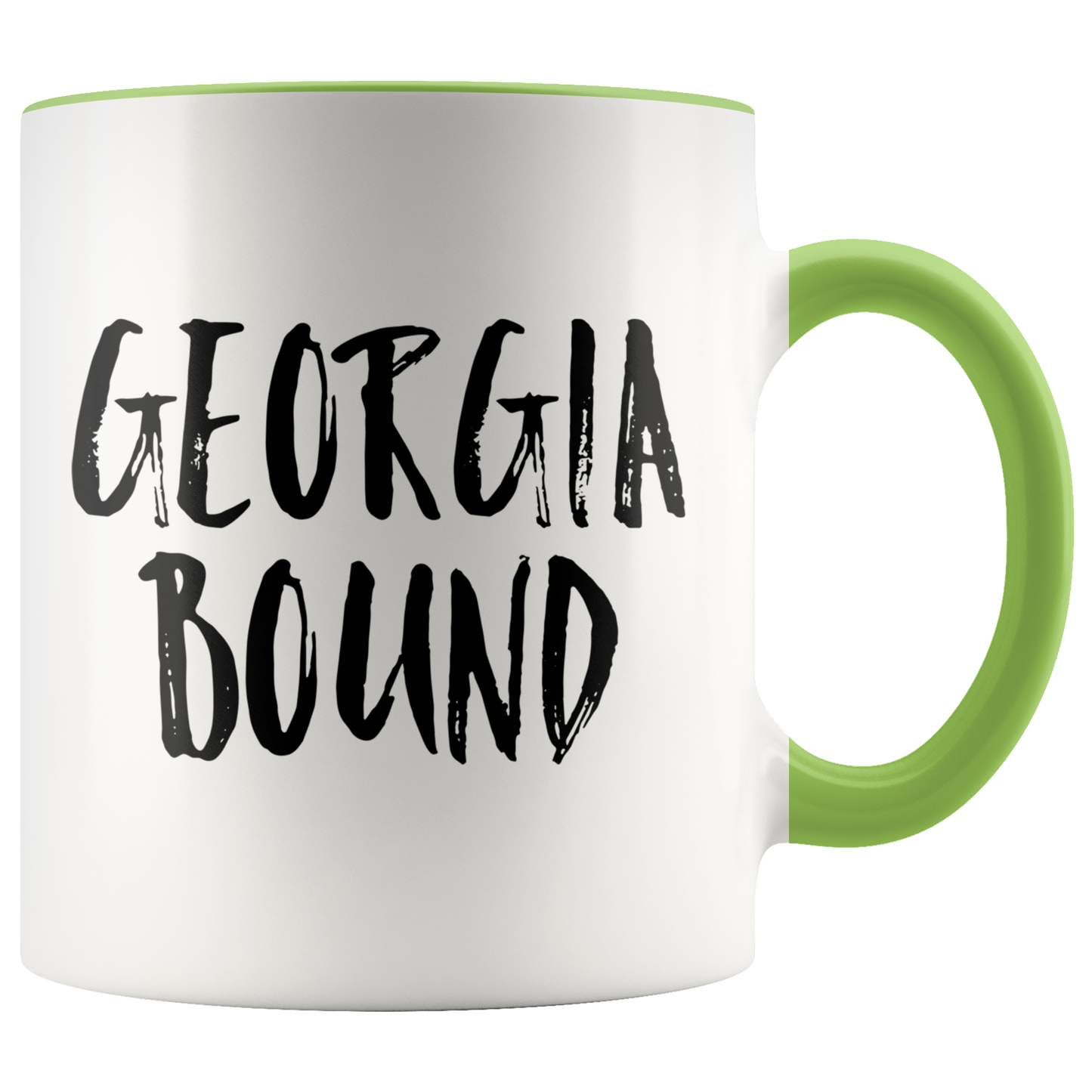 Moving to Georgia Gifts, Moving Away Coffee Mug, Two Tone Accent Cup, Birthday Gift for Men and Women