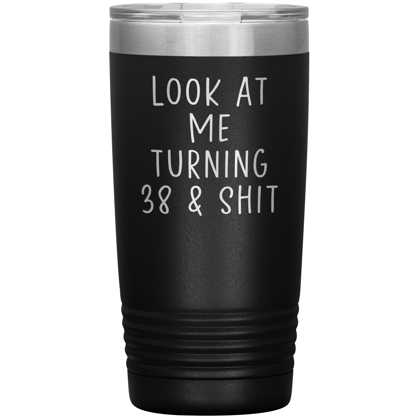 38th Birthday Tumbler, 38th Birthday Gifts, Travel Coffee Mug, Birthday Gifts for Men and Women