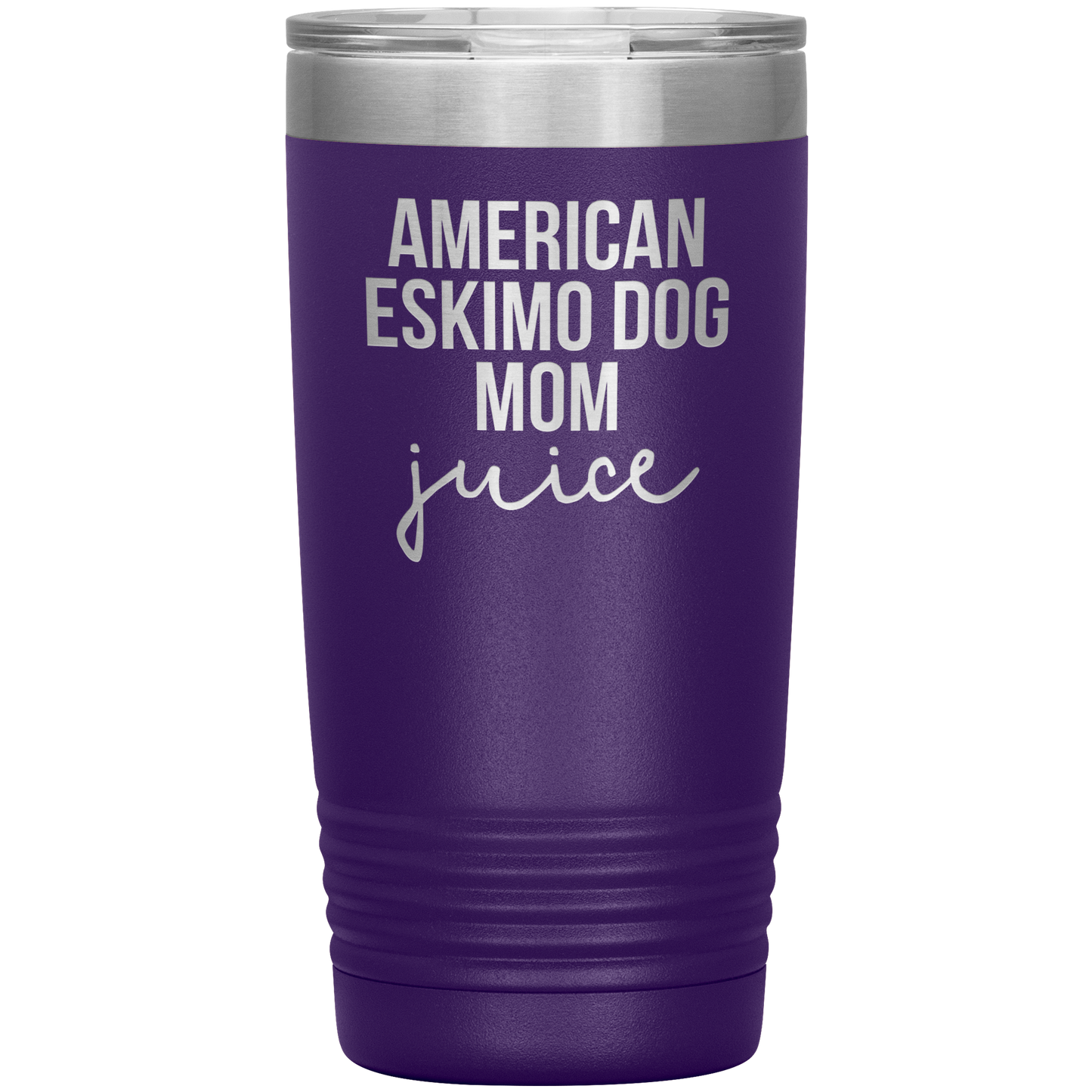 American Eskimo Dog Mom Tumbler, Funny Travel Coffee Mug, Birthday Gifts for Men and Women