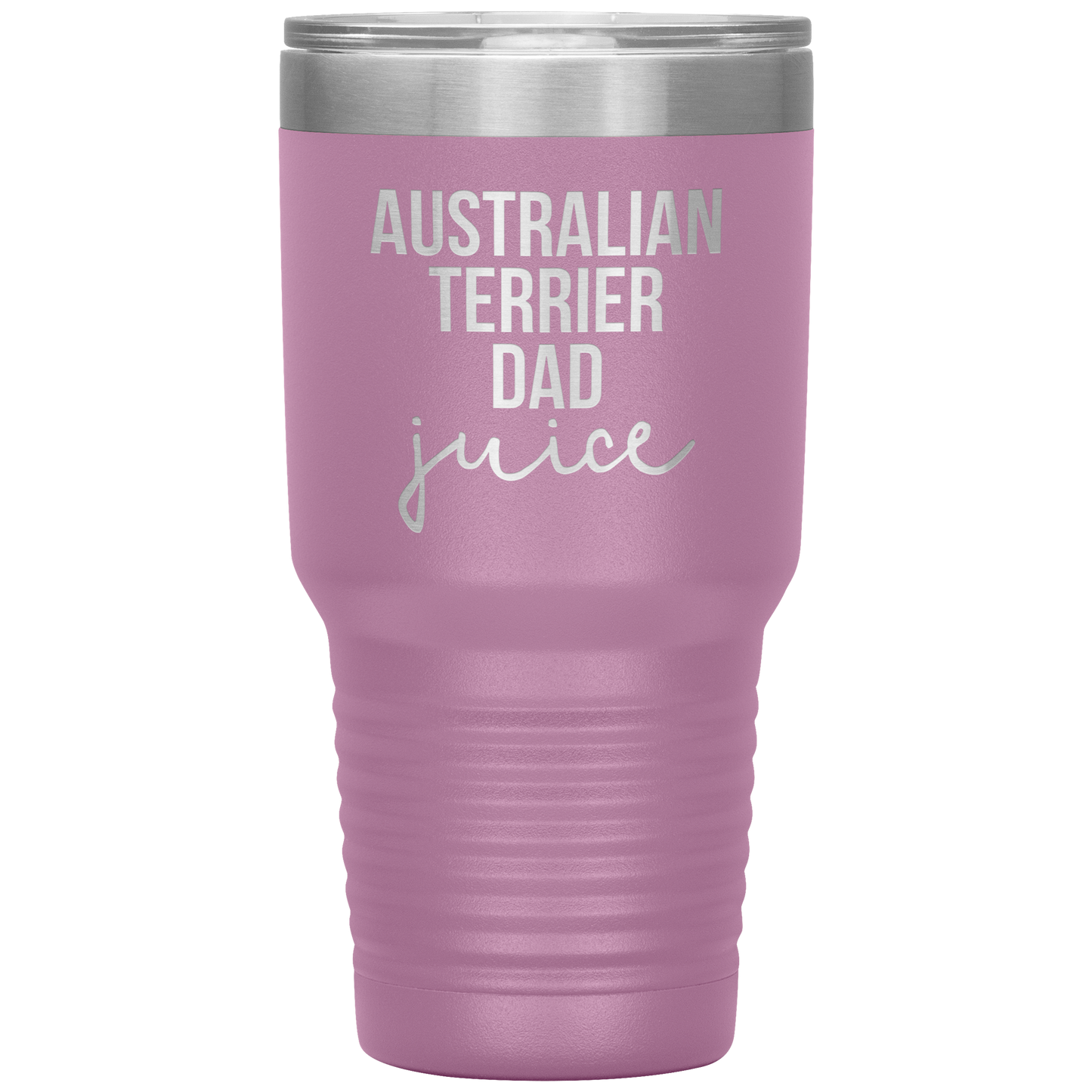 Australian Terrier Dad Tumbler, Funny Travel Coffee Mug, Birthday Gifts for Men and Women