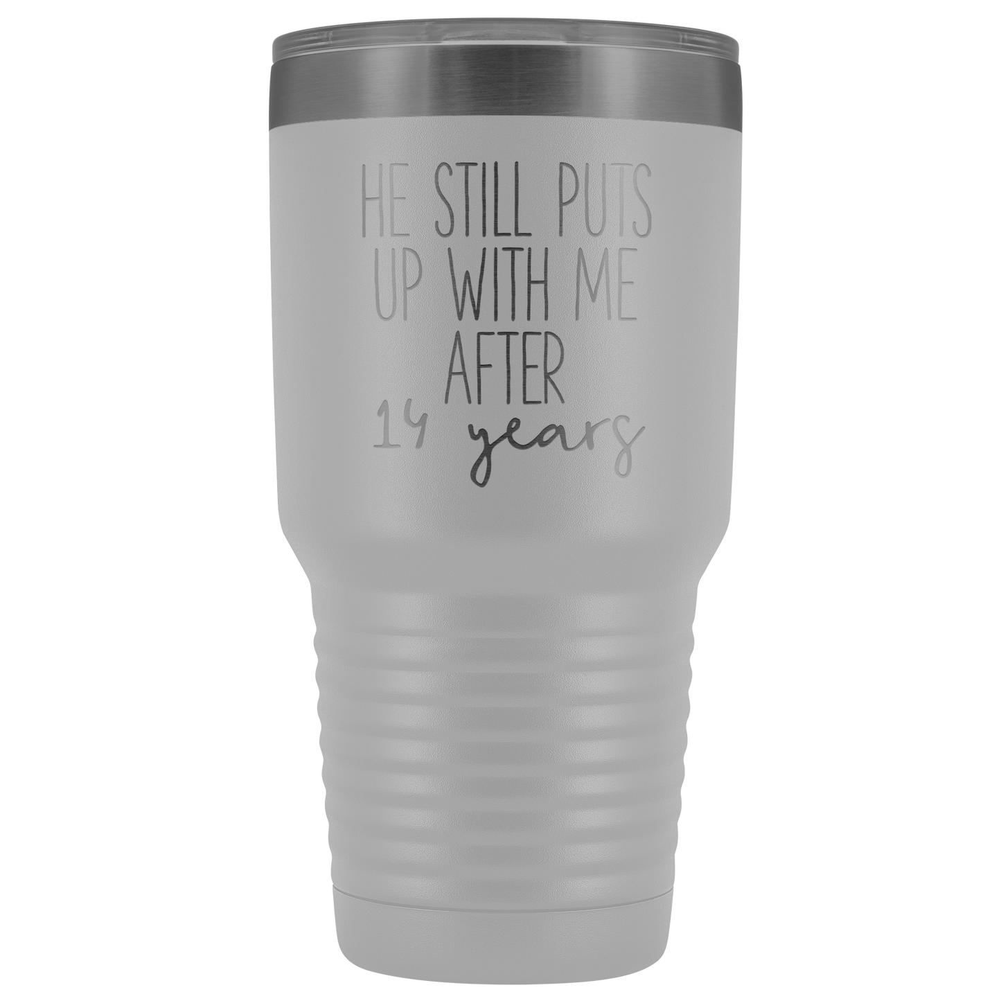 14th Anniversary Gift for Wife, 14th Anniversary for Her, 14 Anniversary Gift, Tumbler Mug