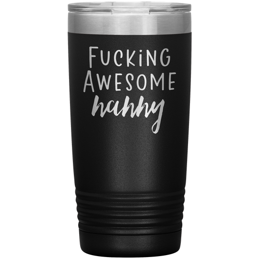 Nanny Tumbler, Nanny Gifts, Travel Coffee Mug, Birthday Gifts for Men and Women