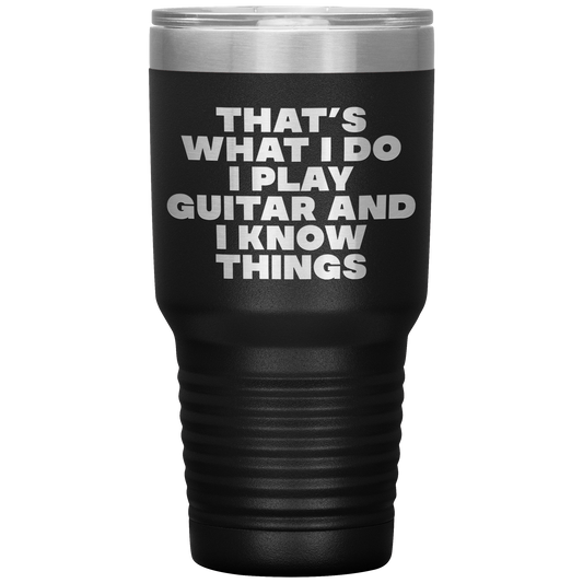 Guitarist Tumbler, Guitarist Gifts, Travel Coffee Mug, Birthday Gifts for Men and Women