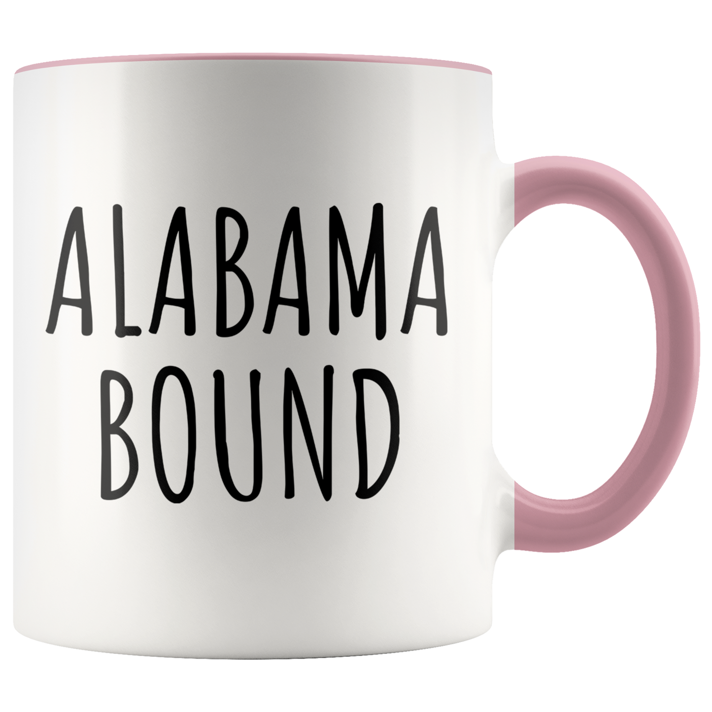 Moving to Alabama Gifts, Coffee Mug, Two Tone Accent Cup, Birthday Gift for Men and Women