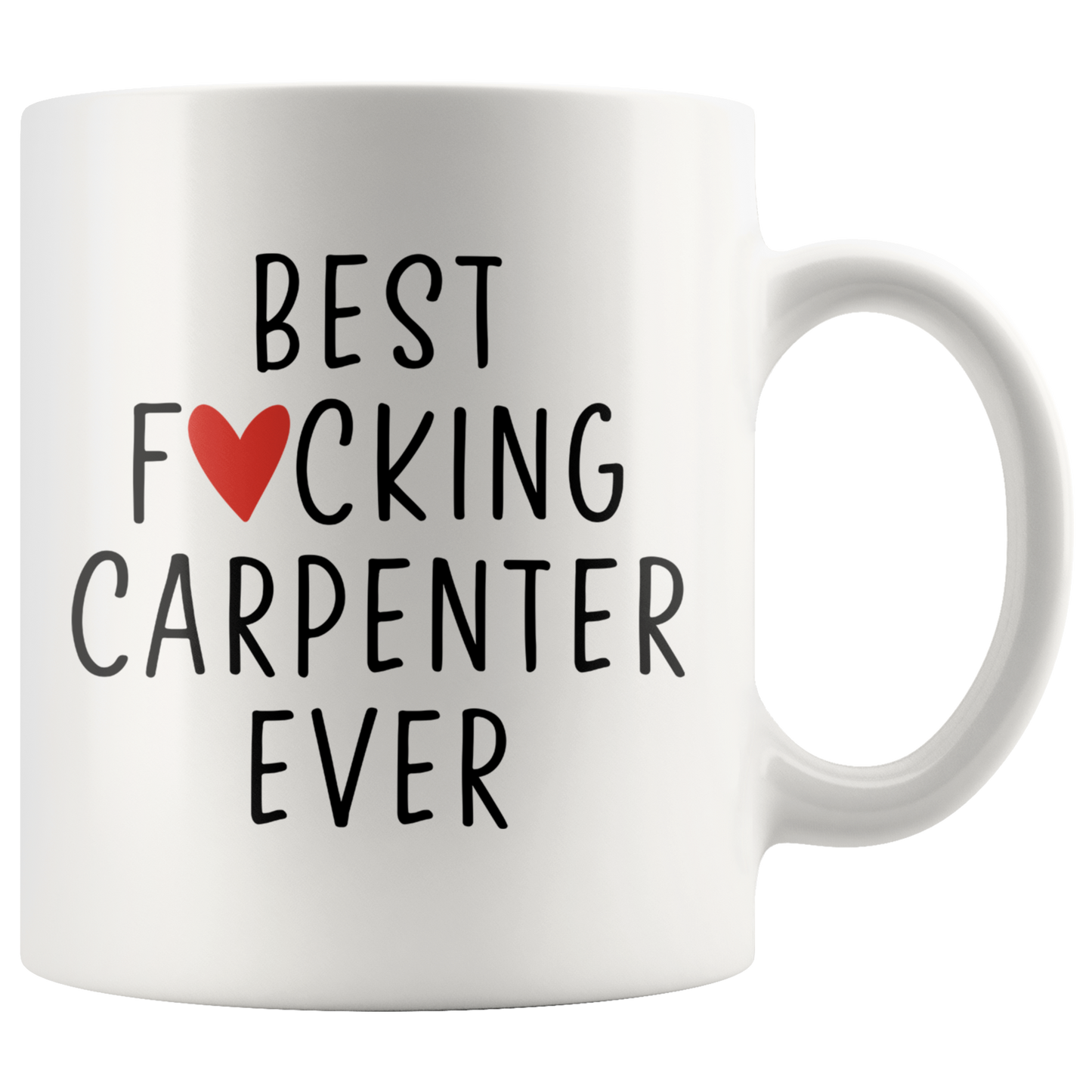 Carpenter Gifts, Coffee Mug, Two Tone Accent Cup, Birthday Gift for Men and Women