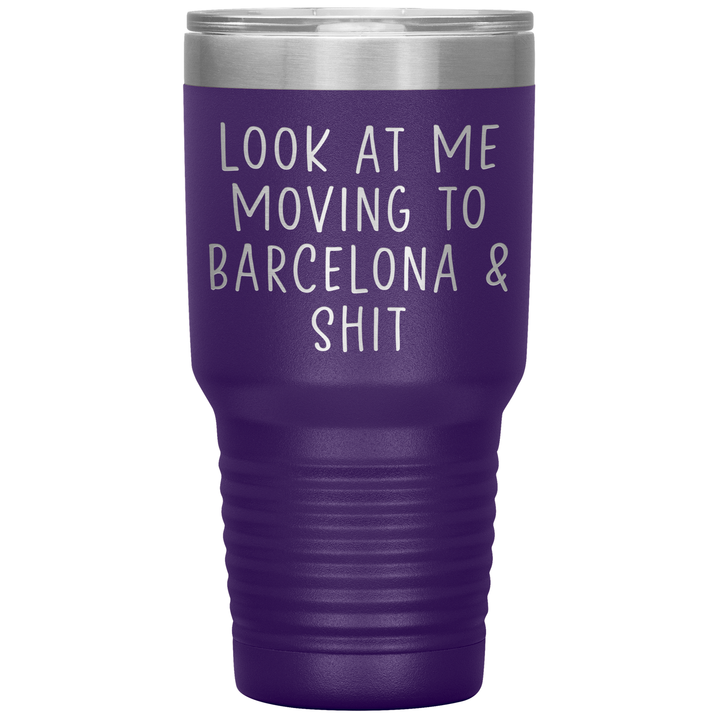 Moving to Barcelona Spain Tumbler, Funny Travel Coffee Mug, Birthday Gifts for Men and Women