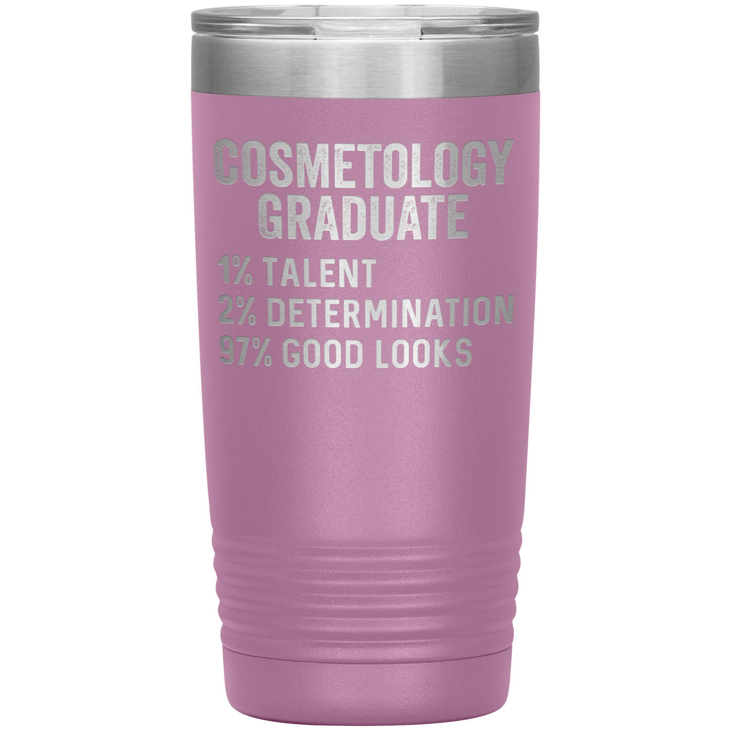 Cosmetology Graduate Tumbler, Funny Cosmetologist Graduation Travel Coffee Mug, Birthday Gifts for Men and Women