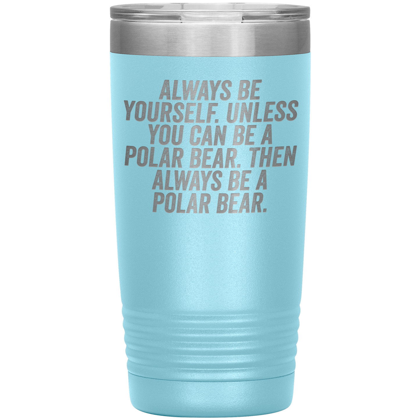 Polar Bear Tumbler, Polar Bear Gifts, Travel Coffee Mug, Birthday Gifts for Men and Women