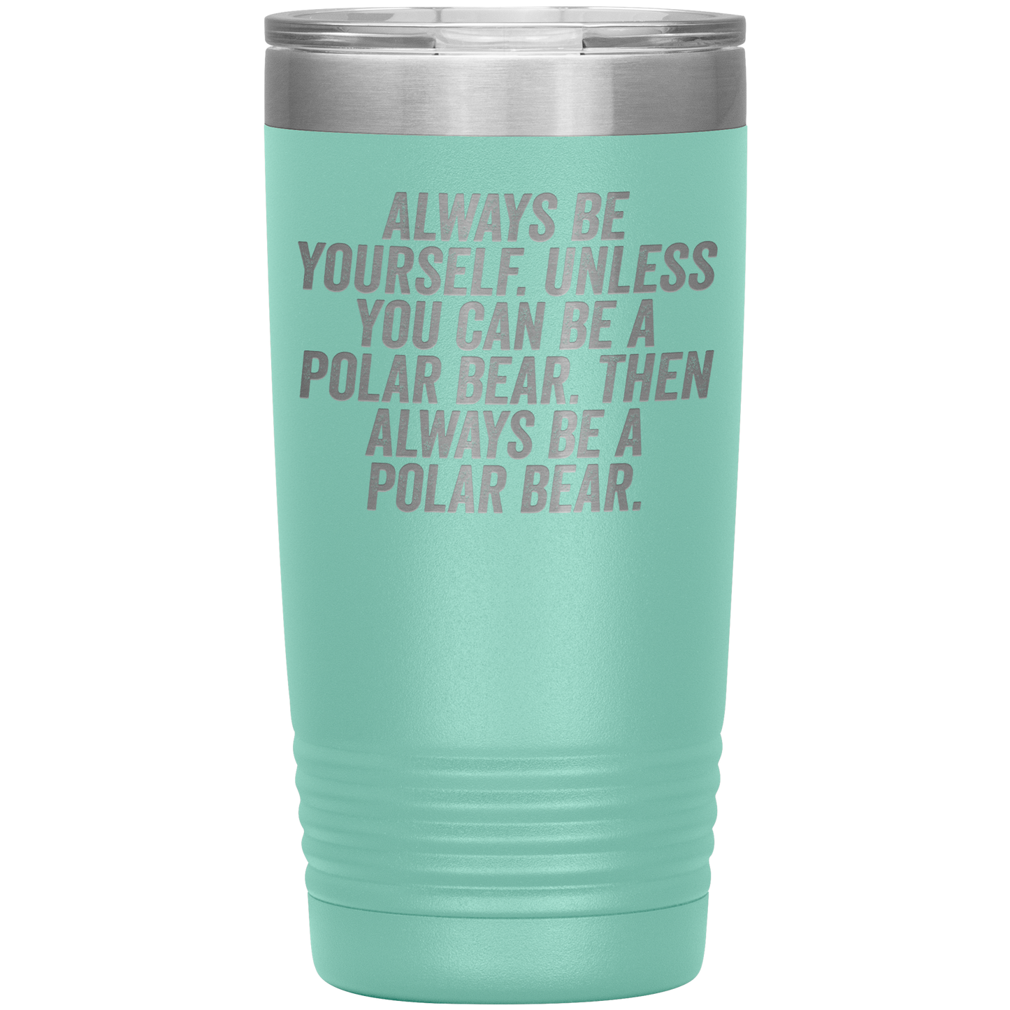 Polar Bear Tumbler, Polar Bear Gifts, Travel Coffee Mug, Birthday Gifts for Men and Women