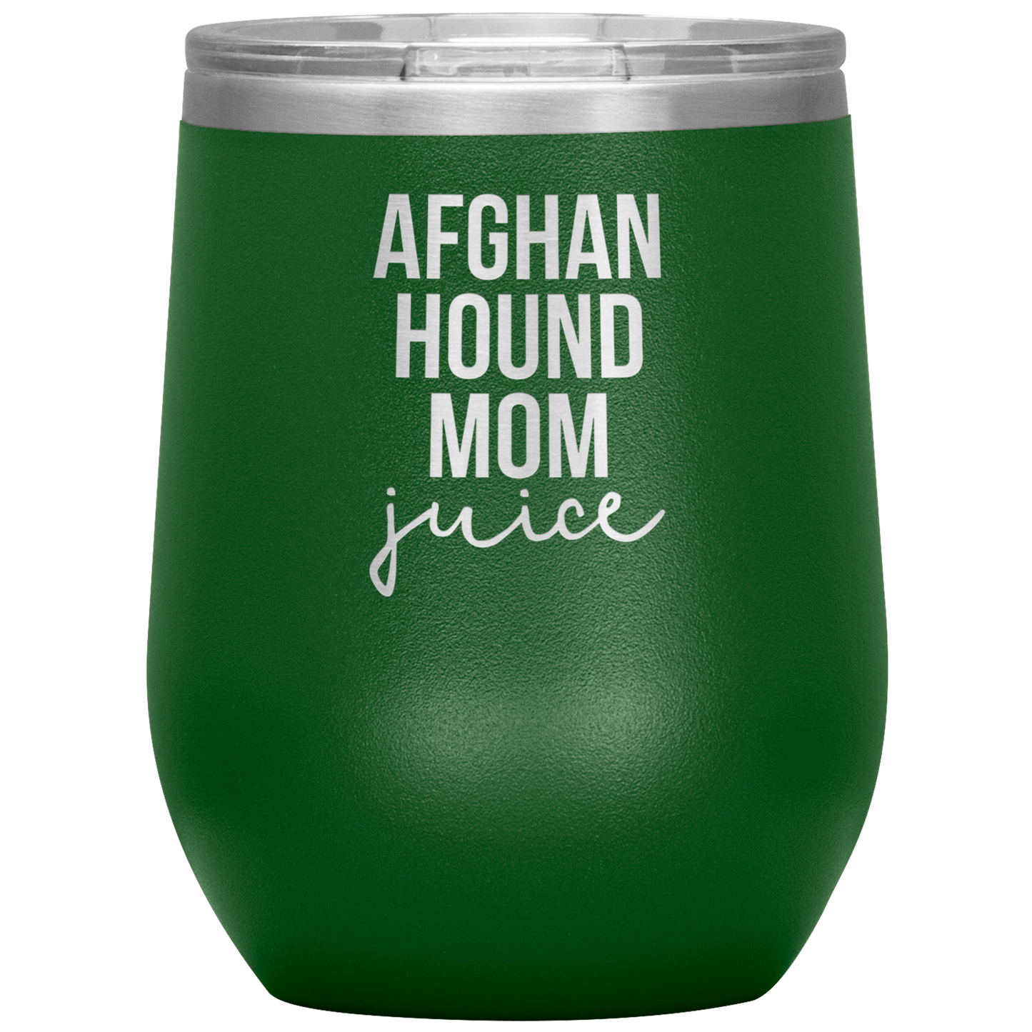 Afghan Hound Mom Wine Tumbler, Funny Travel Wine Cup, Birthday Gifts for Men and Women