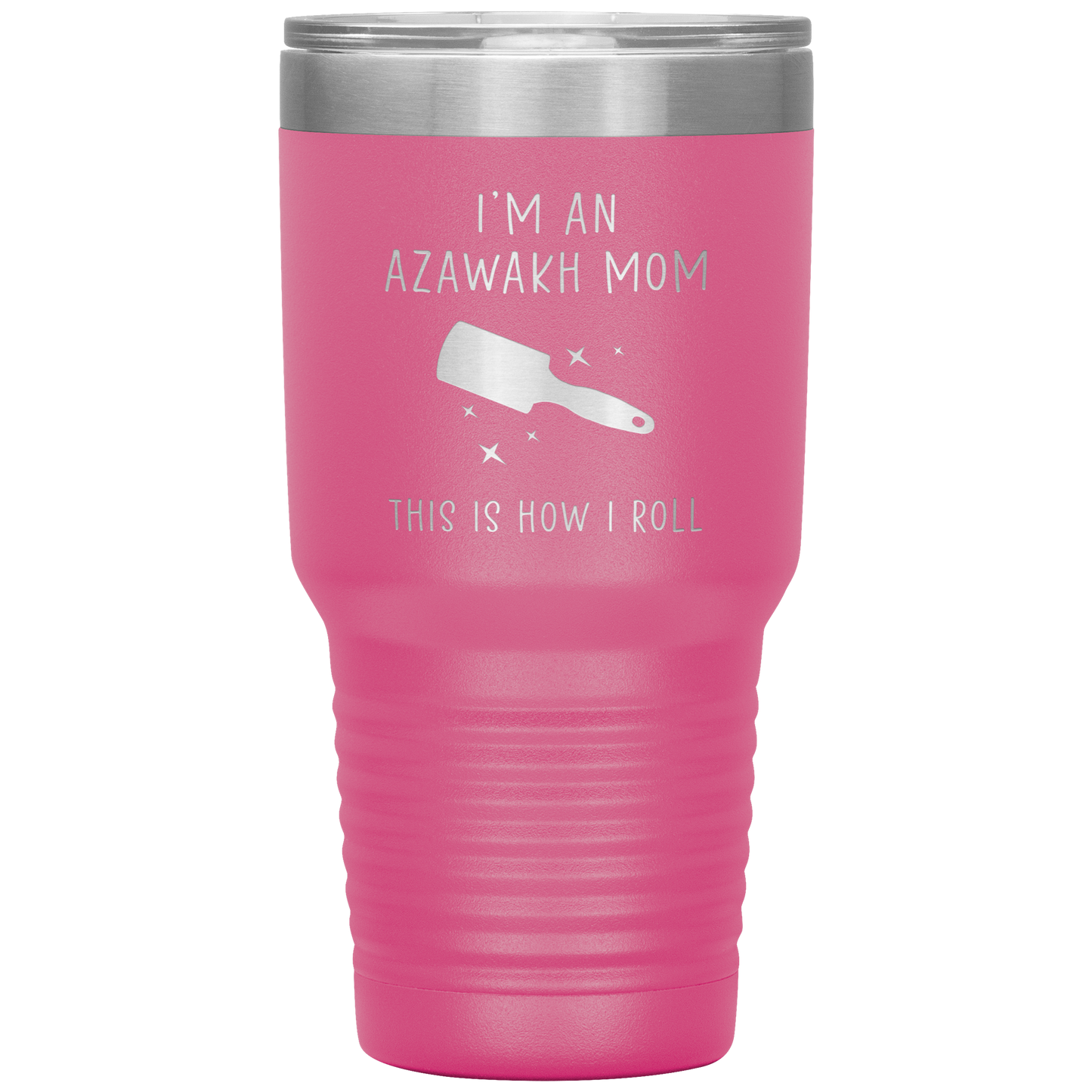 Azawakh Mom Tumbler, Funny Travel Coffee Mug, Birthday Gifts for Men and Women