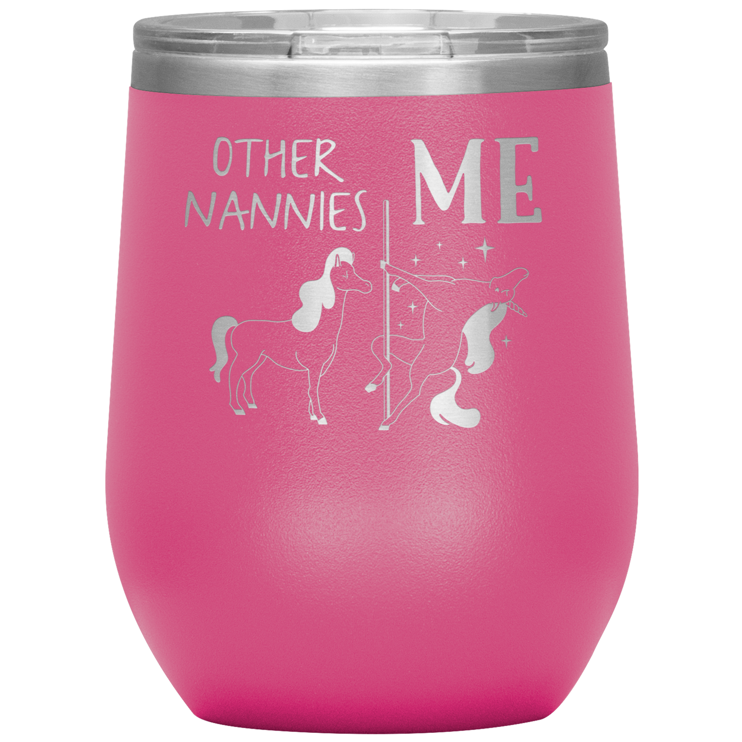 Nanny Wine Tumbler, Nanny Gifts, Travel Wine Cup, Birthday Gifts for Men and Women