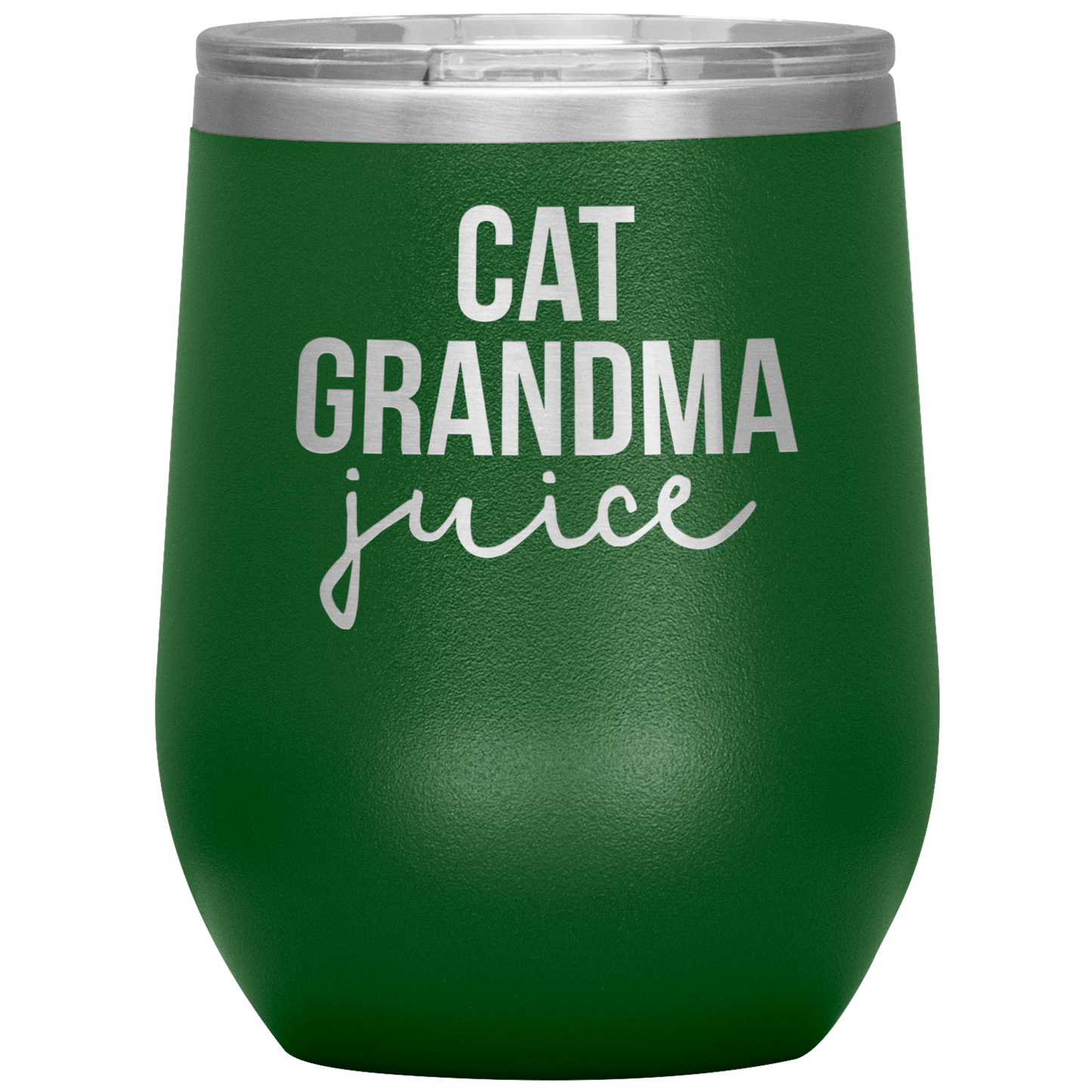 Cat Grandma Wine Tumbler, Cat Grandma Gifts, Travel Wine Cup, Birthday Gifts for Men and Women