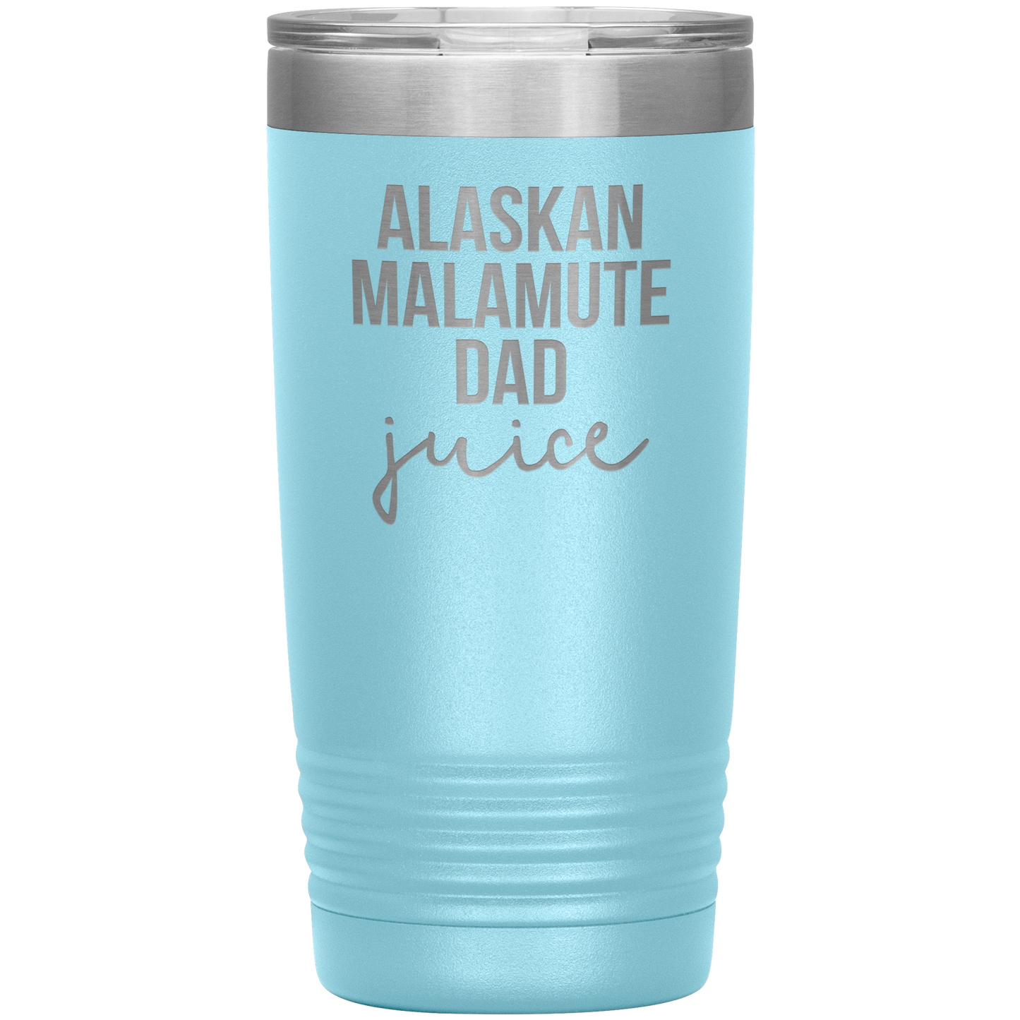 Alaskan Malamute Dad Tumbler, Funny Travel Coffee Mug, Birthday Gifts for Men and Women