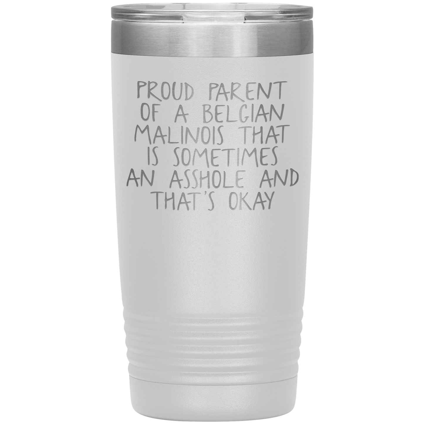 Tumbler malinois belge, cadeaux malinois belges, tasse de café malinois belge, cadeaux d’anniversaire pour hommes et femmes