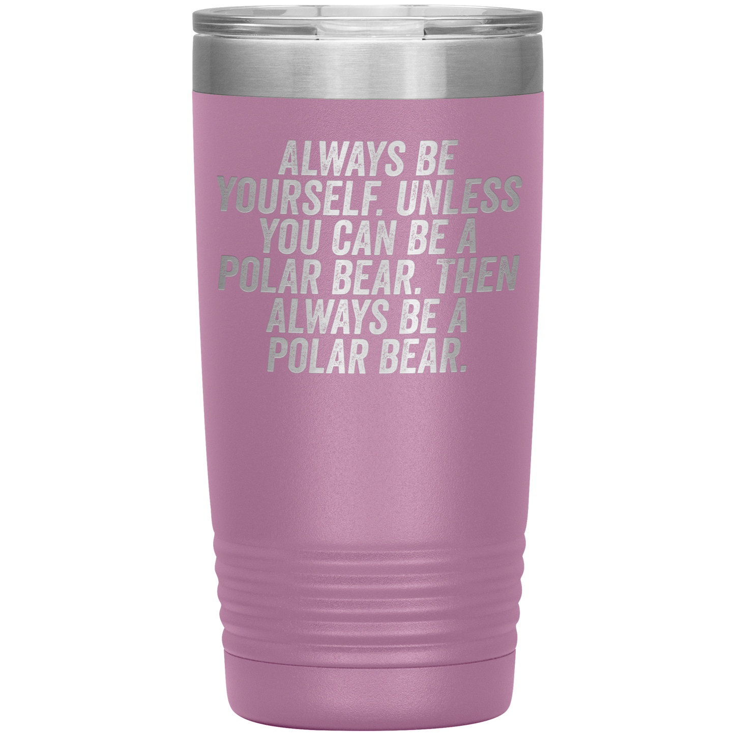 Polar Bear Tumbler, Polar Bear Gifts, Travel Coffee Mug, Birthday Gifts for Men and Women