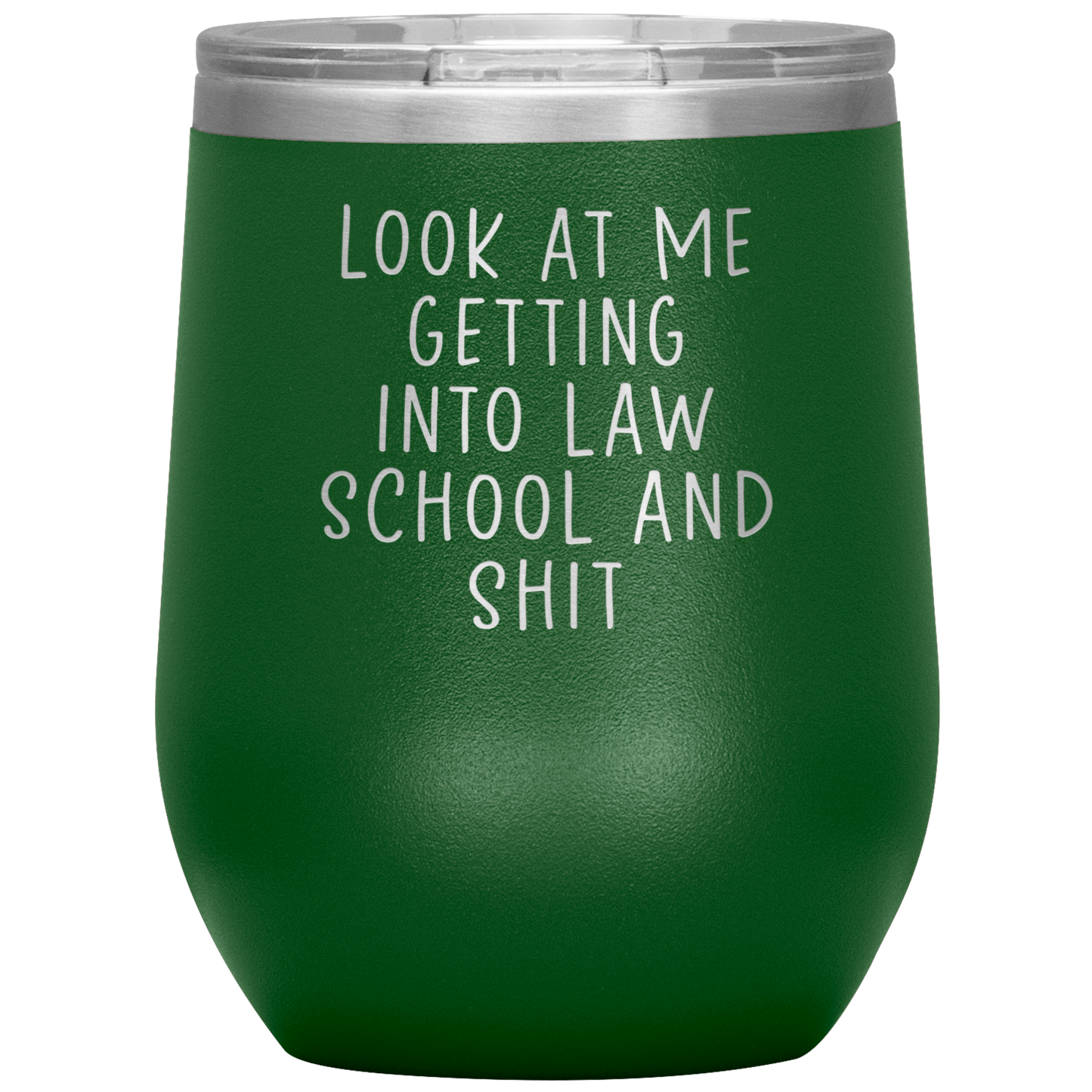 Law School Student Wine Tumbler, Law School Student Gifts, Travel Wine Cup, Birthday Gifts for Men and Women